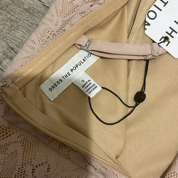 NWT!! Dress The Population - Leanne Lace Cocktail Dress - Size Small - Picture 9 of 10